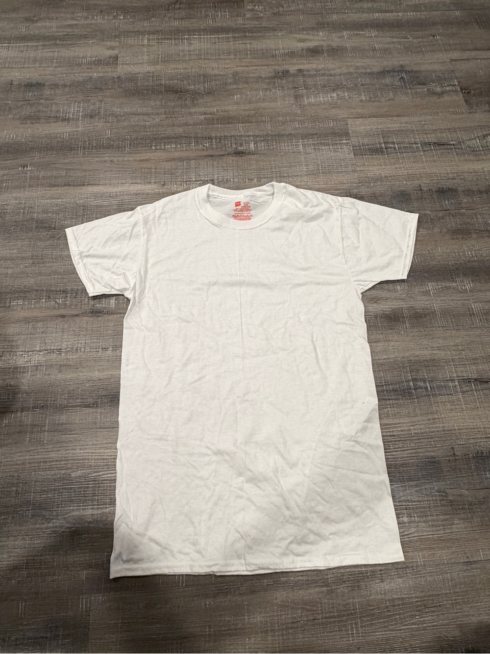Hanes Men’s Solid White Short Sleeve Crew Tee (Pack 4)